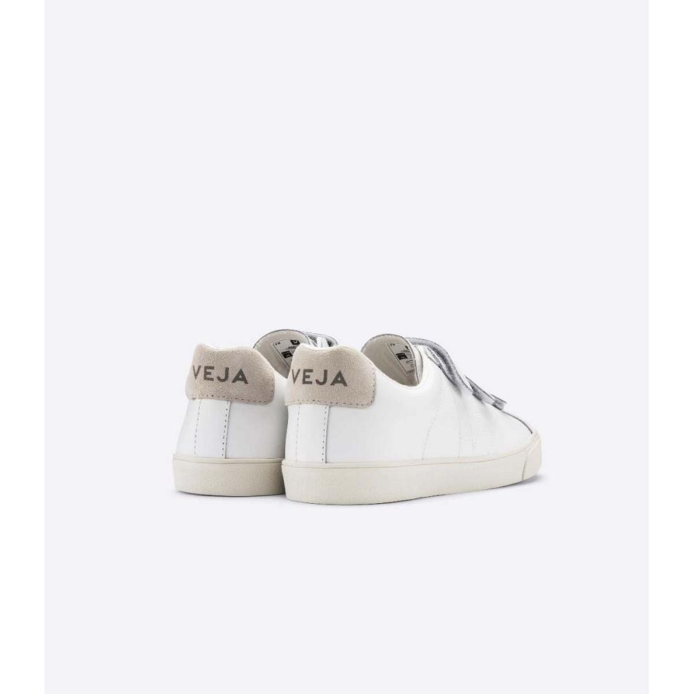 Veja 3-LOCK LEATHER Sneakers Dames Wit | BE 613BEX